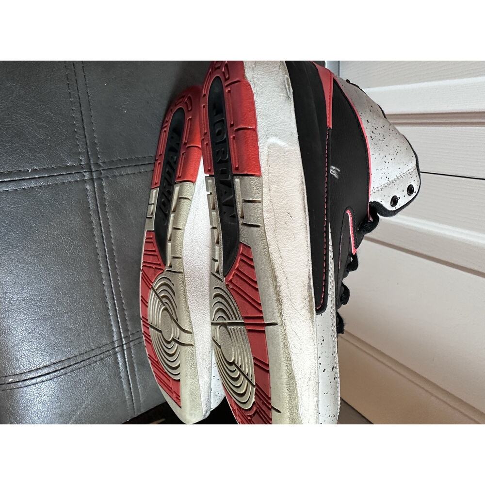Kids Jordan 2 Retro Shoes Sz 4.5Y Infrared 23 Black Red 2014 385475-023 Sneakers - Picture 11 of 12